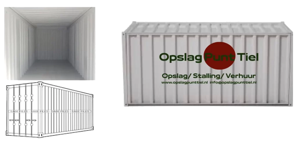 opslag hangar opslag punt containers huren tiel nijmegen arnhem goedkoopste opslagbox