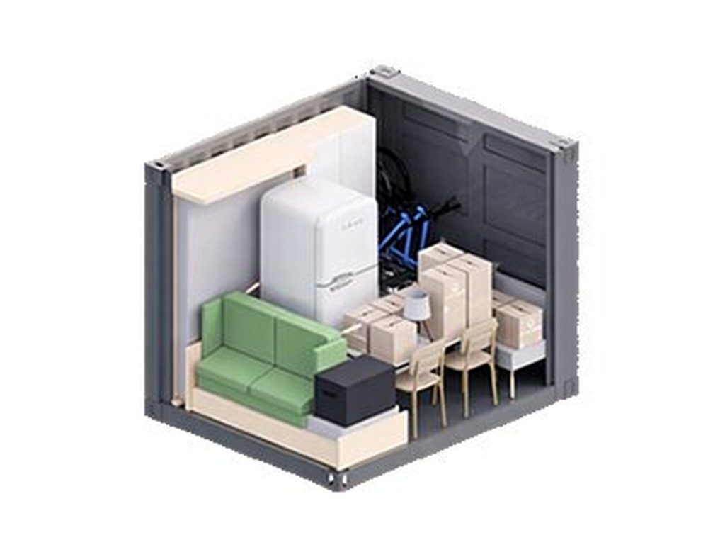 Large container opslagpunt tiel